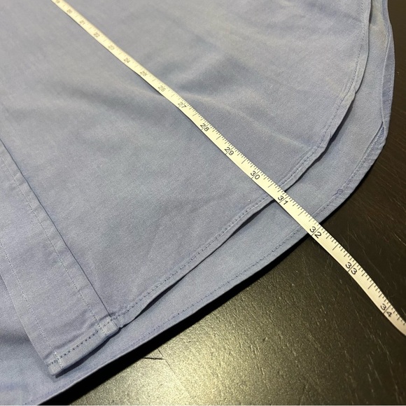 Gitman Bros. For Norman Stockton Inc. Men’s Button Down Shirt Blue Size 16/35 - Picture 6 of 7